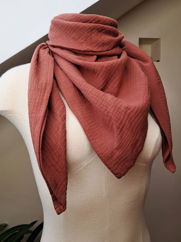 Foulard rouille - CDaDa création