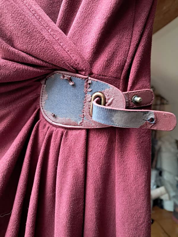 Réparation boucle robe - CDaDa création